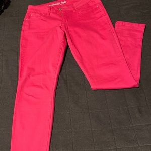 Pink jeans